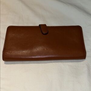 Coach brown Leather Wallet EUC